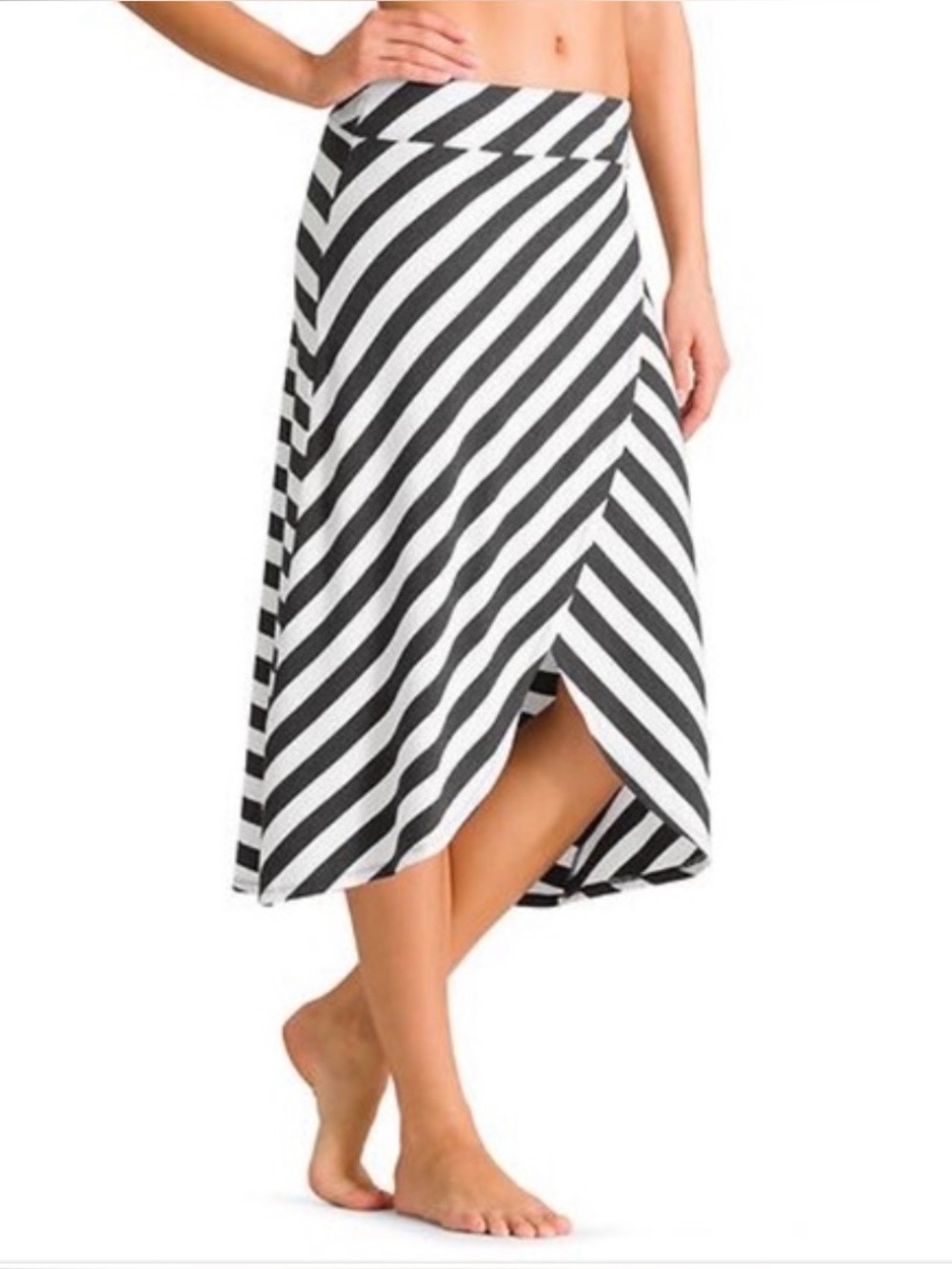 Athleta seeing stripes skirt women's
Xs charcoal gray and white